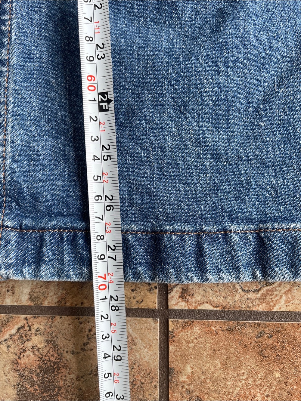 418. Levi Strauss Signature Gold Label Cargo Denim Skirt | W26 | 14/27.5 - Picture 7 of 7